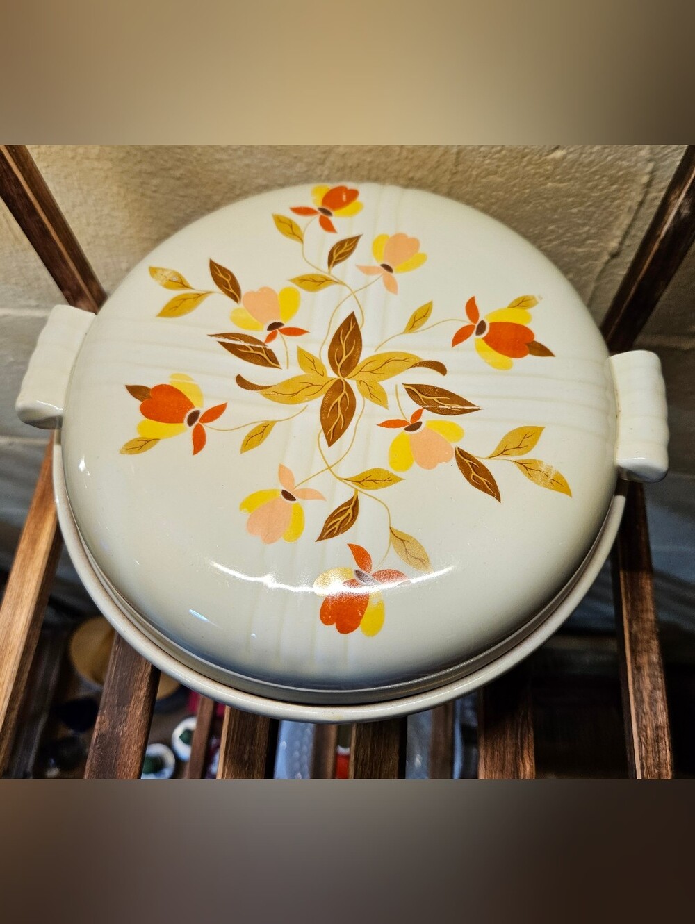 Autumn Leaf Covered Casserole